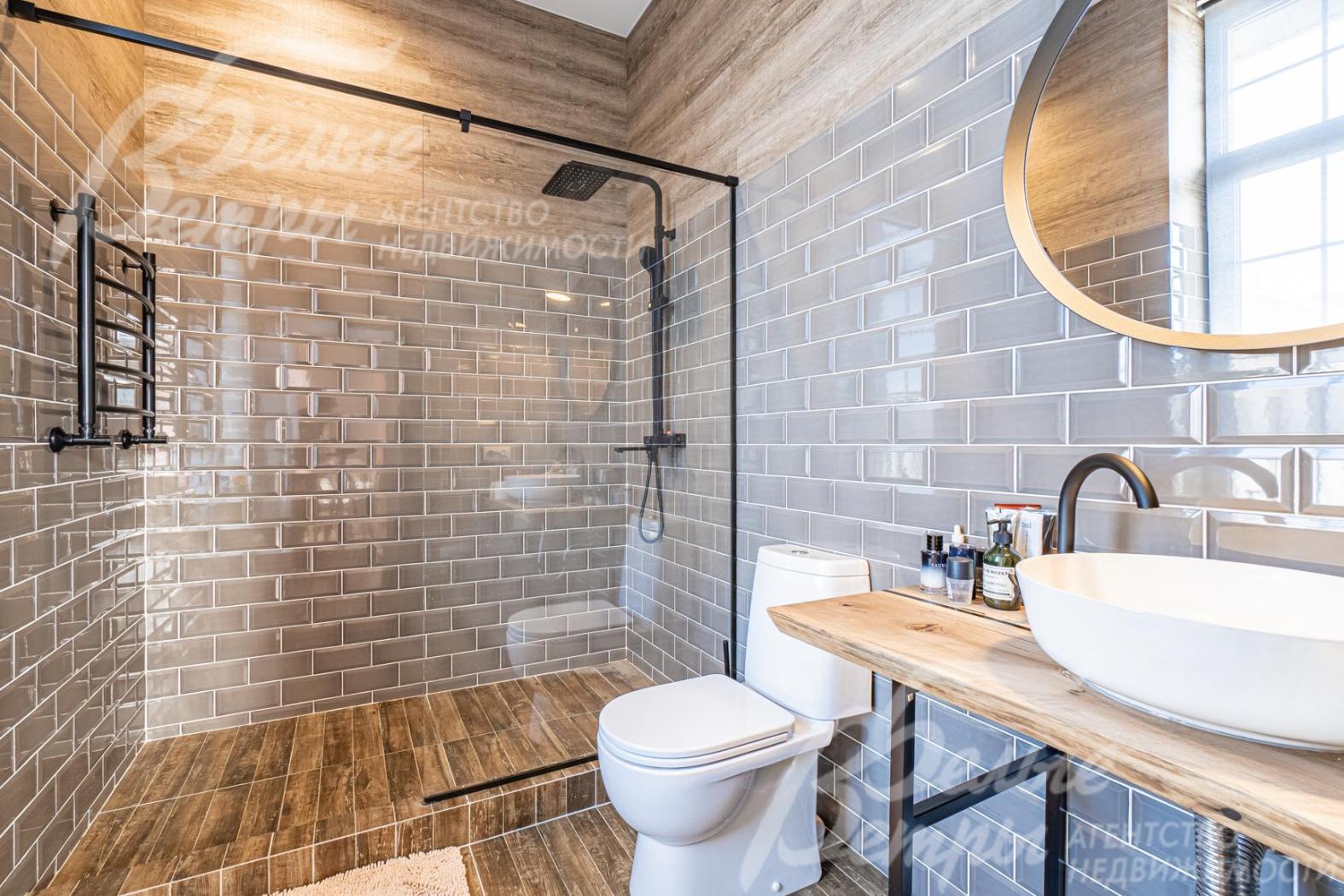 Санузел 6.5 кв.м с душем