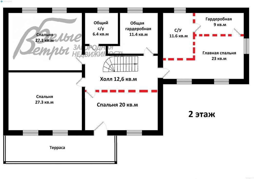 Дом Чистые Пруды-2 к/п Птичное id 175-805 планировка1