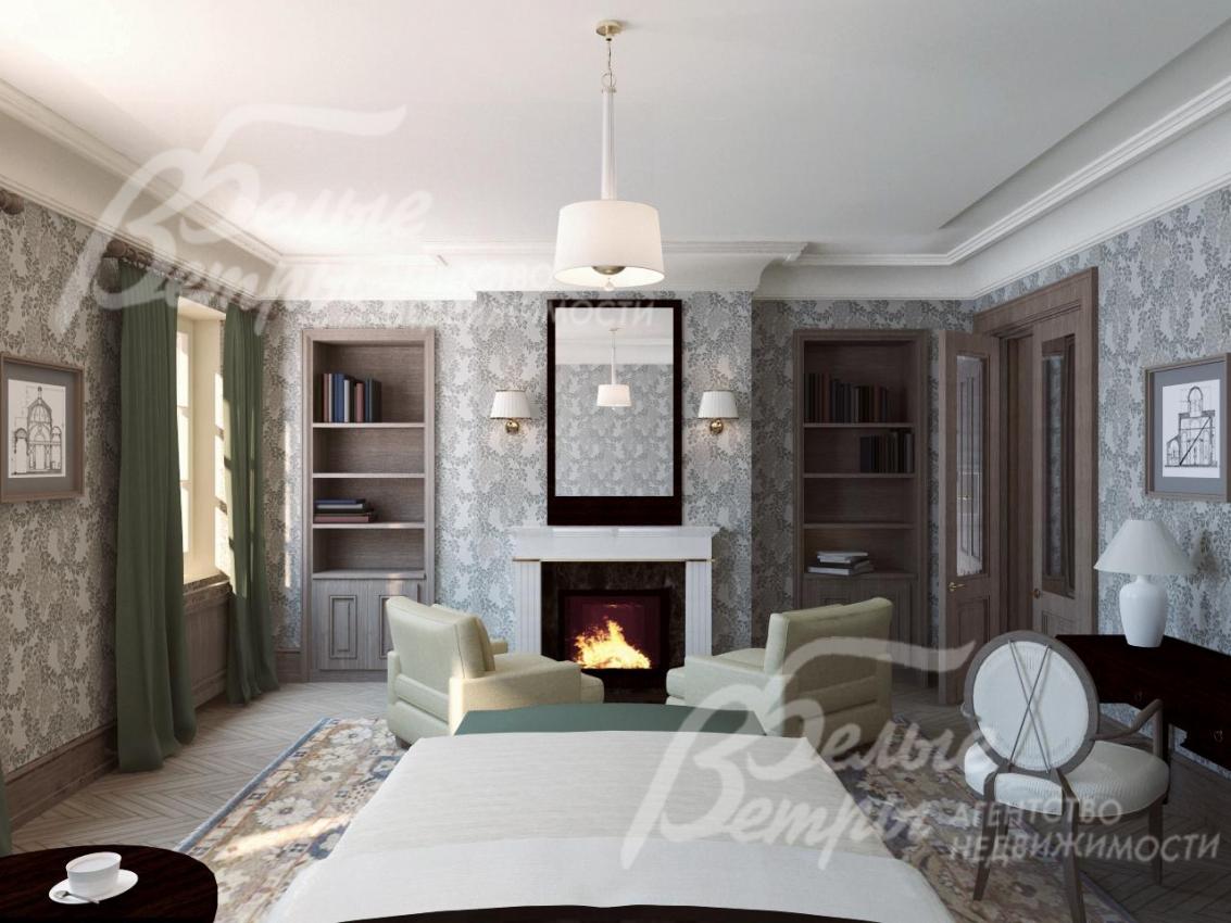 Главная спальня. Визуализация.