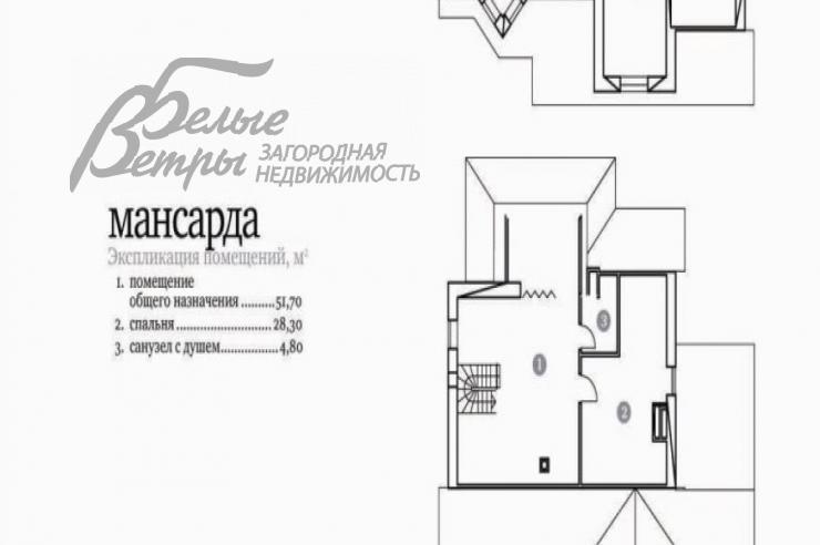 Дом Бельгийское предместье к/п Летово id 308-702 планировка1
