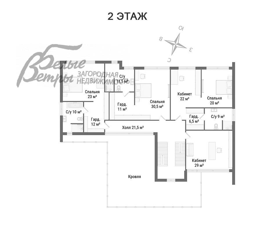 Дом Валуевская слобода к/п Валуево id 403-135 планировка1
