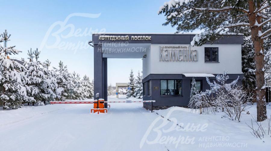 КПП при въезде в поселок