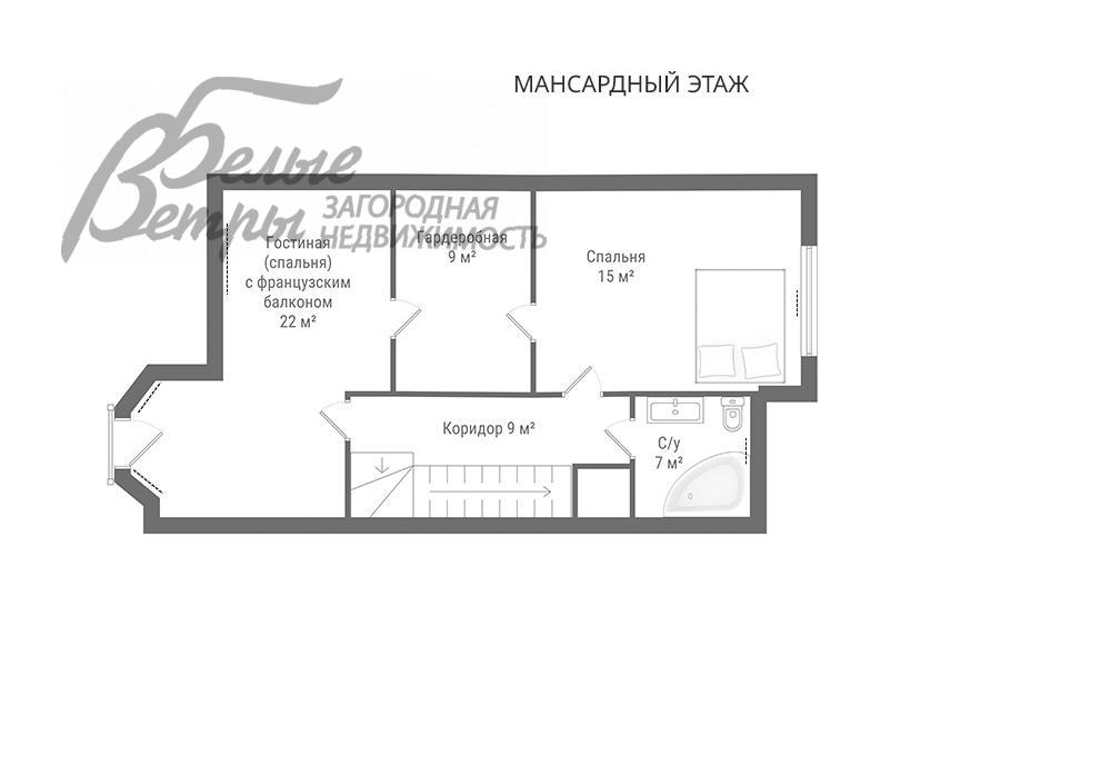 Таунхаус Дубровка ЖК Сосенки id 108-865 планировка2