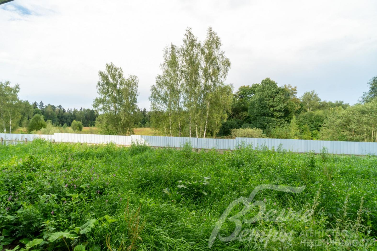 Участок - видовой: панорама раскрывает вид на лес с обрамляющим его полем