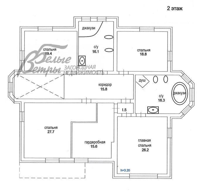 Дом Согласие-1 к/п Фоминское id 316-250 планировка1