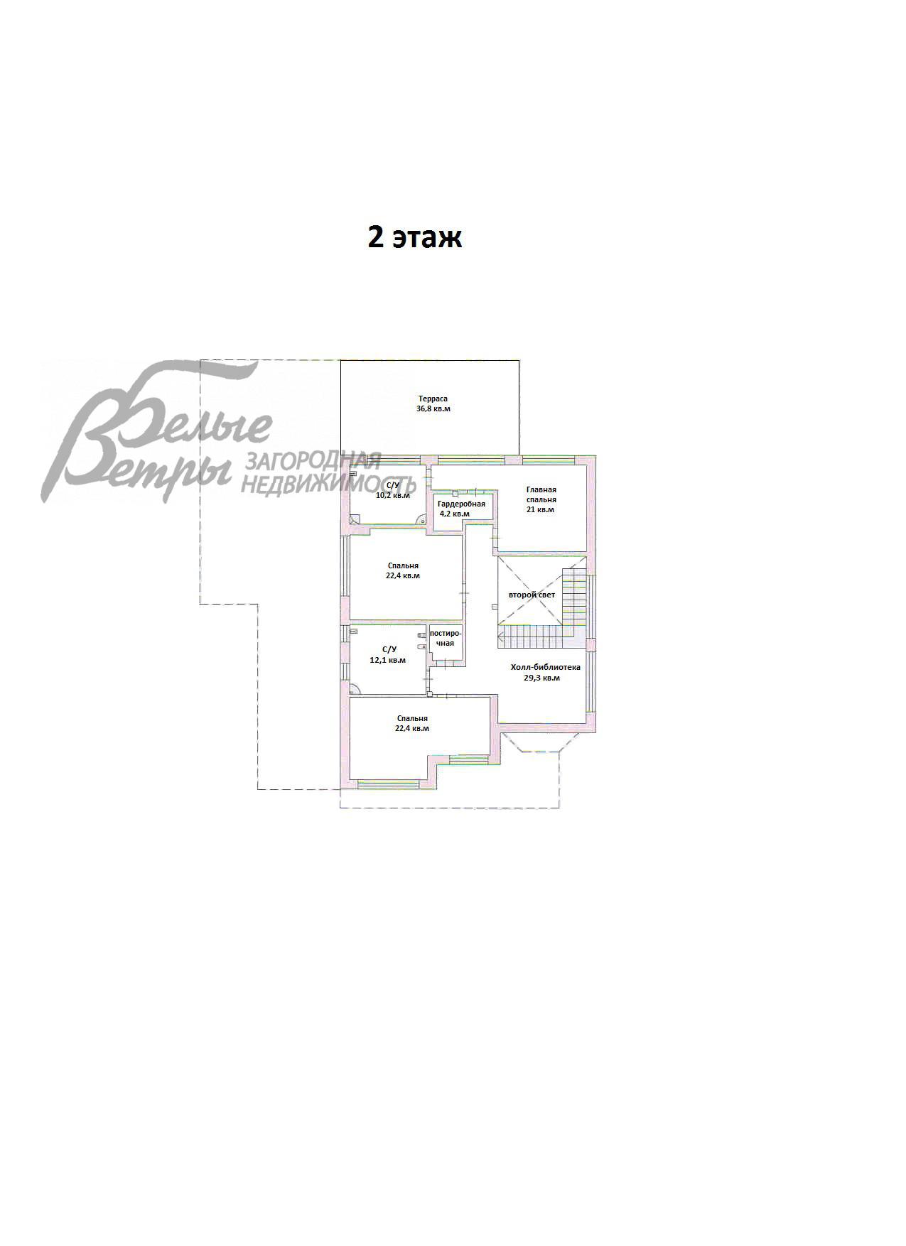 Дом Графские пруды КП Каменка id 228-822 планировка1