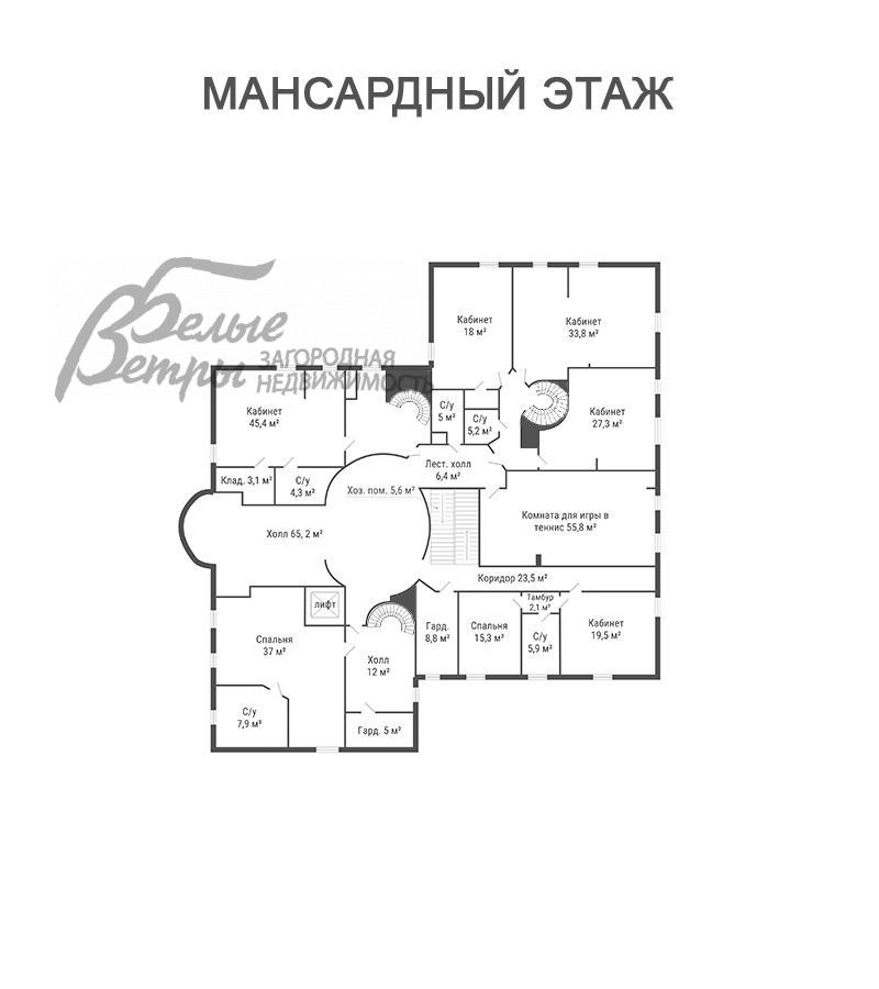 Дом Бельгийская Деревня к/п Летово id 102-101 планировка2