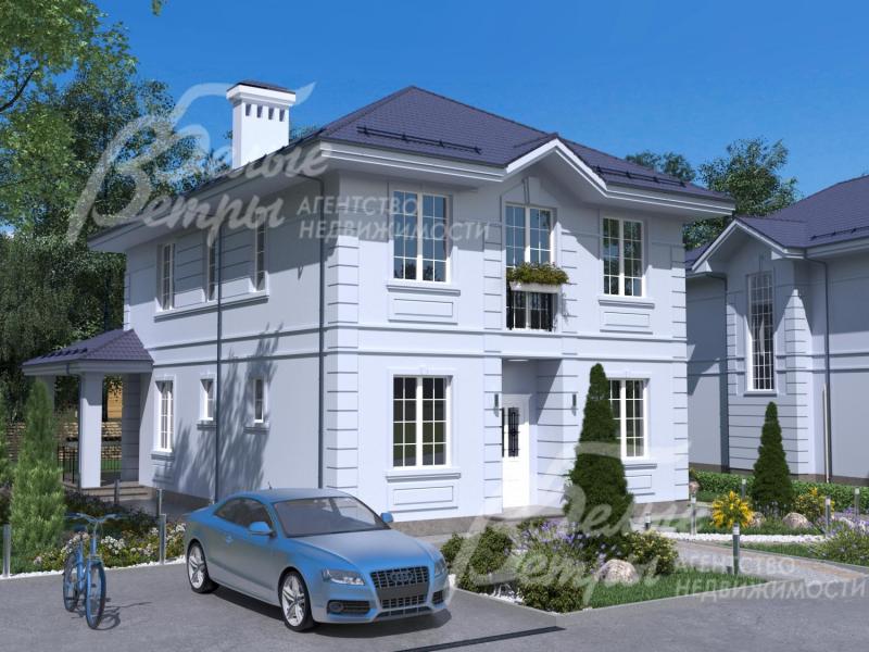 Визуализация. Новый дом на участке 5 соток в Москве рядом с метро.