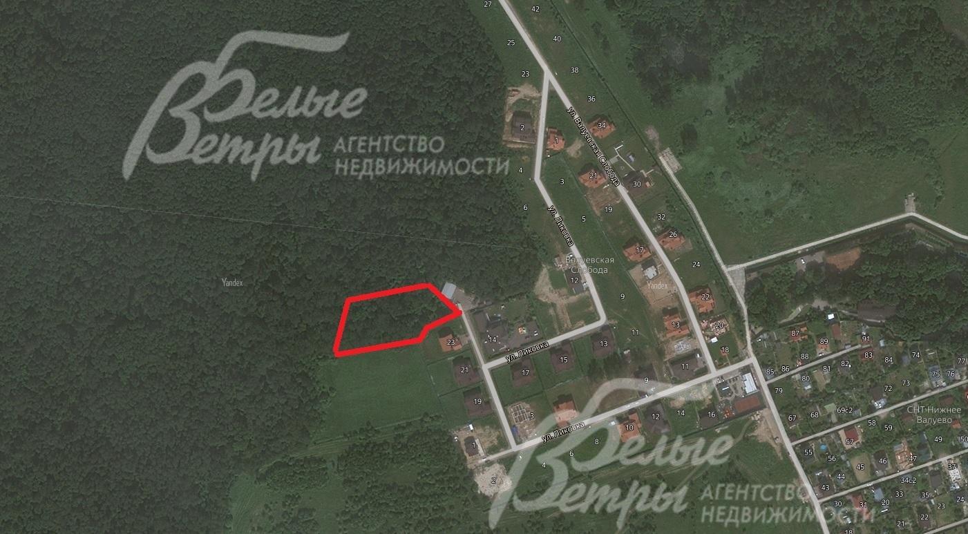 Участок 42 сотки в поселке Валуевская Слобода