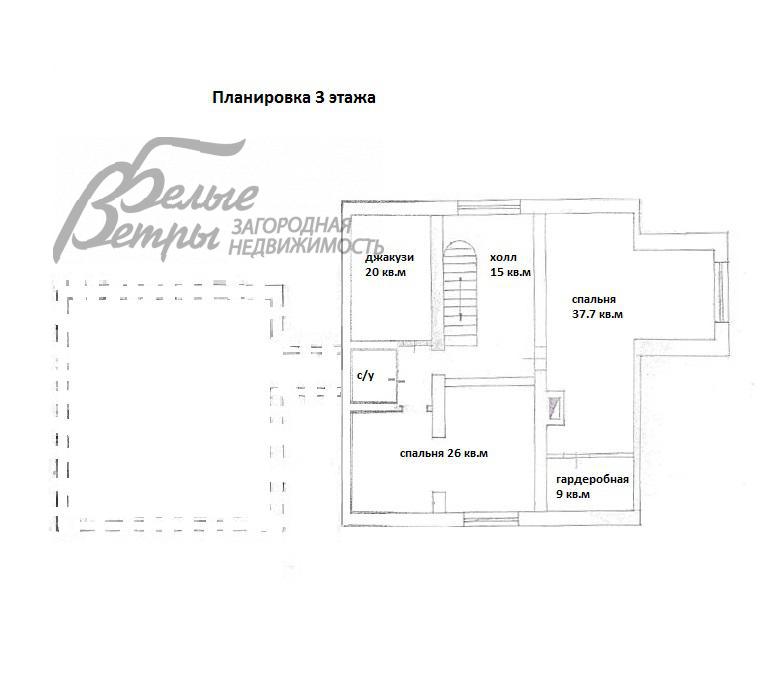 Дом в аренду Озерный к/п Черепово id 577-002 планировка3