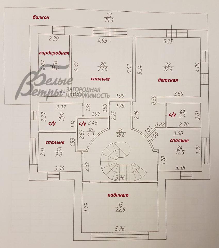 Дом Заречье КП Троицк id 373-910 планировка1
