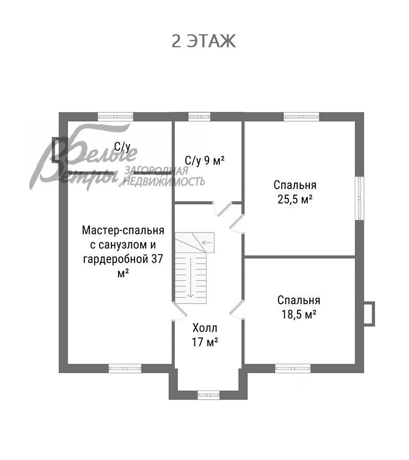 Дом Гайд Парк к/п Софьино id 330-243 планировка1