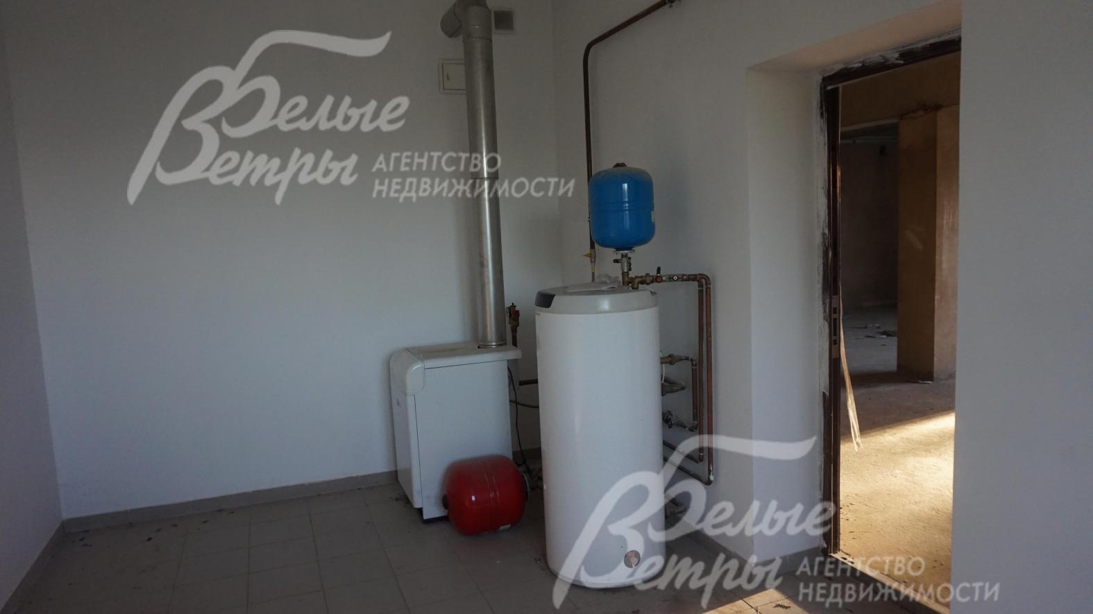 Бойлерная под ключ, установлен котел, батареи