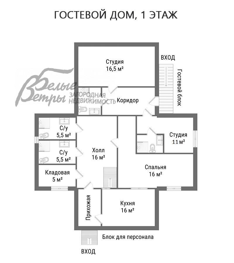 Дом Новоглаголево к/п Новоглаголево id 203-169 планировка6