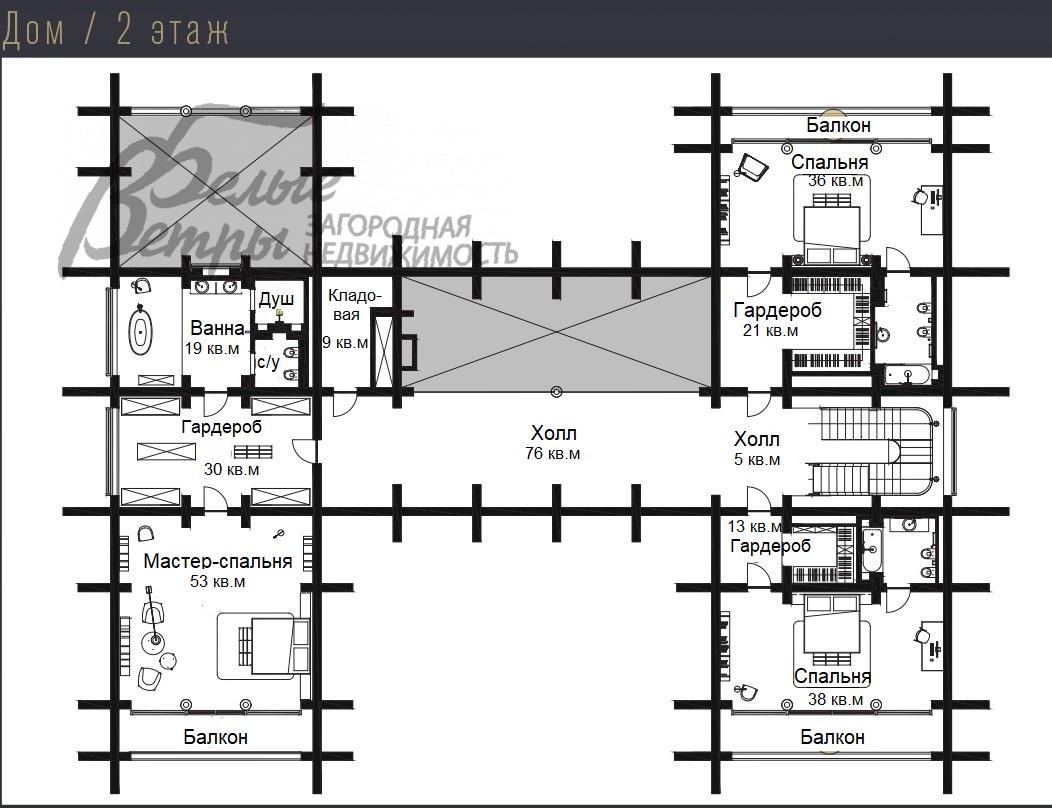 Дом Променад КП Бурцево id 227-645 планировка2