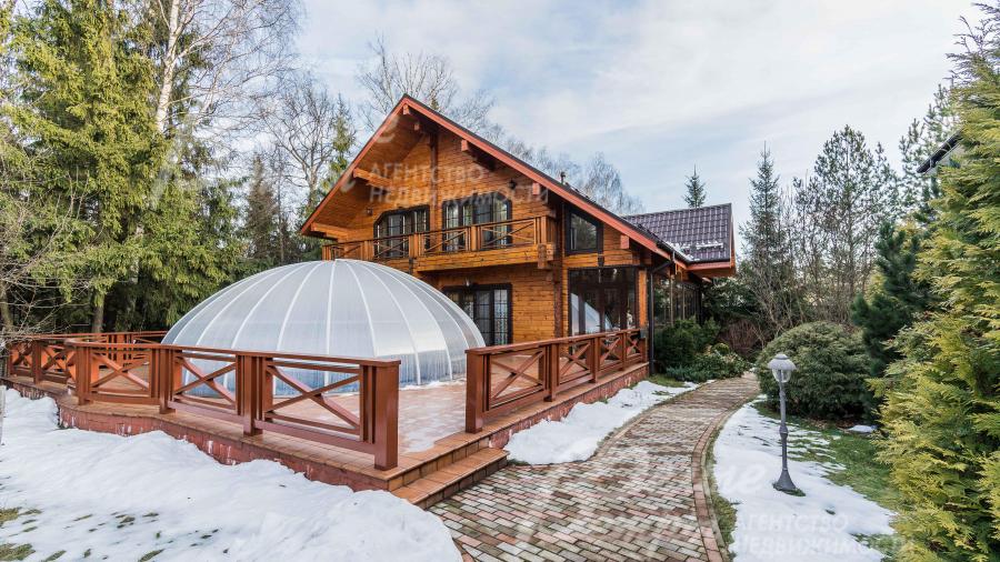 Баня 210 кв.м из клееного бруса с подогреваемым бассейном