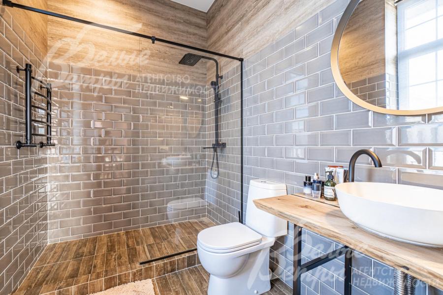 Санузел 6.5 кв.м с душем