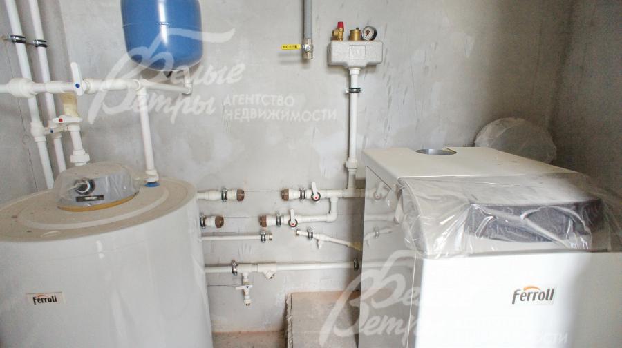 Установлены газовый котел и бойлер "Ferroli"