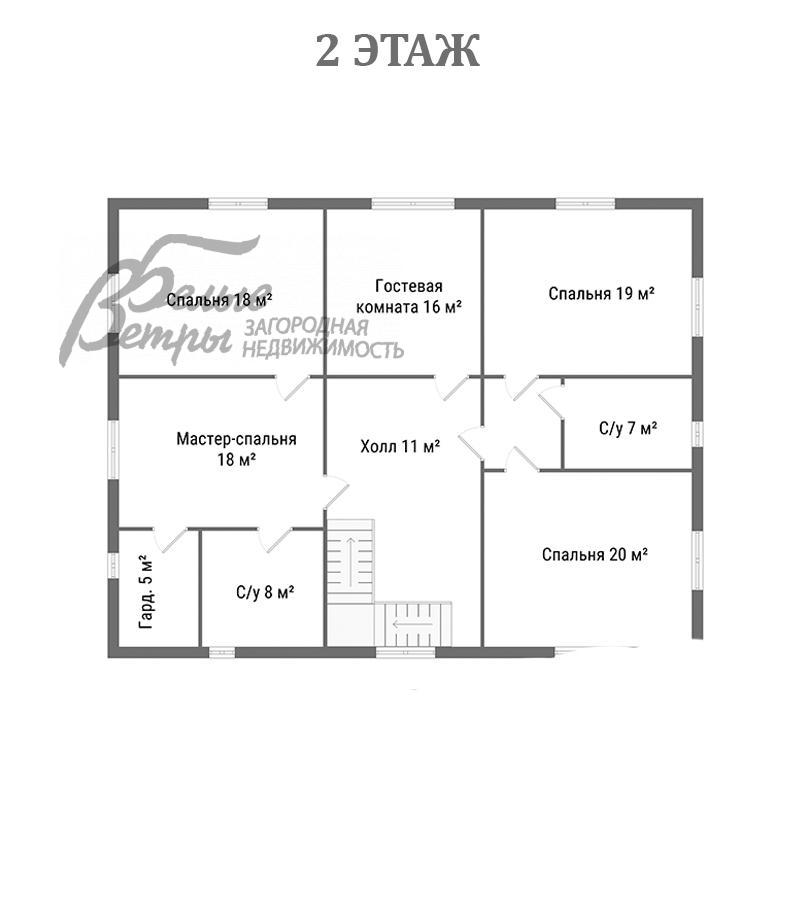 Дом Новоглаголево  id 251-901 планировка1