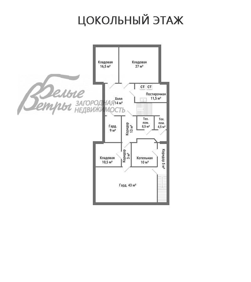 Дом Новоглаголево к/п Новоглаголево id 203-169 планировка3