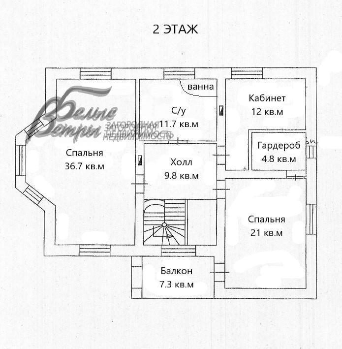 Дом в аренду Солнечный Город к/п Лужки id 511-042 планировка1