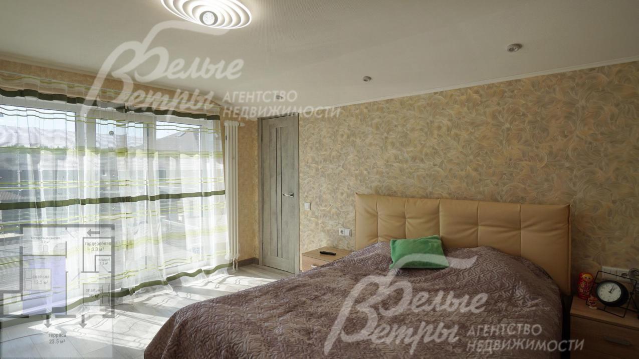 Главная спальня 13.2 кв.м со своим санузлом