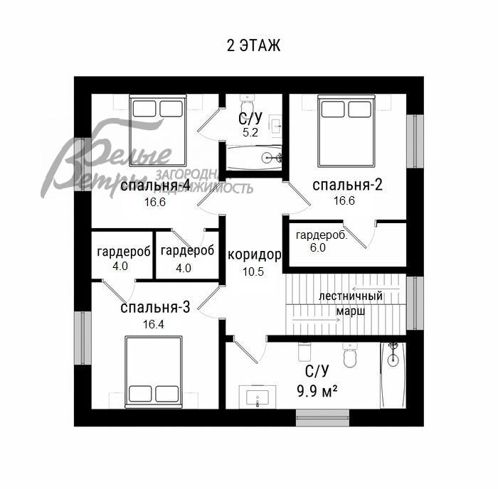 Дом Тарасково  id 468-405 планировка1