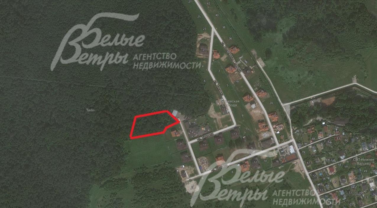 Участок 42 сотки в поселке Валуевская Слобода