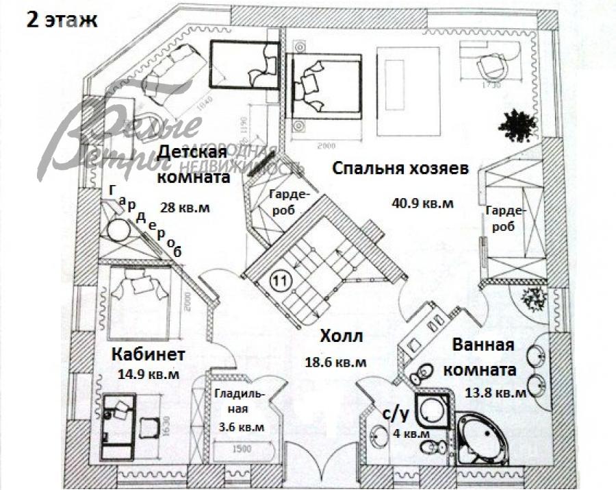Дом Летово  id 383-805 планировка1
