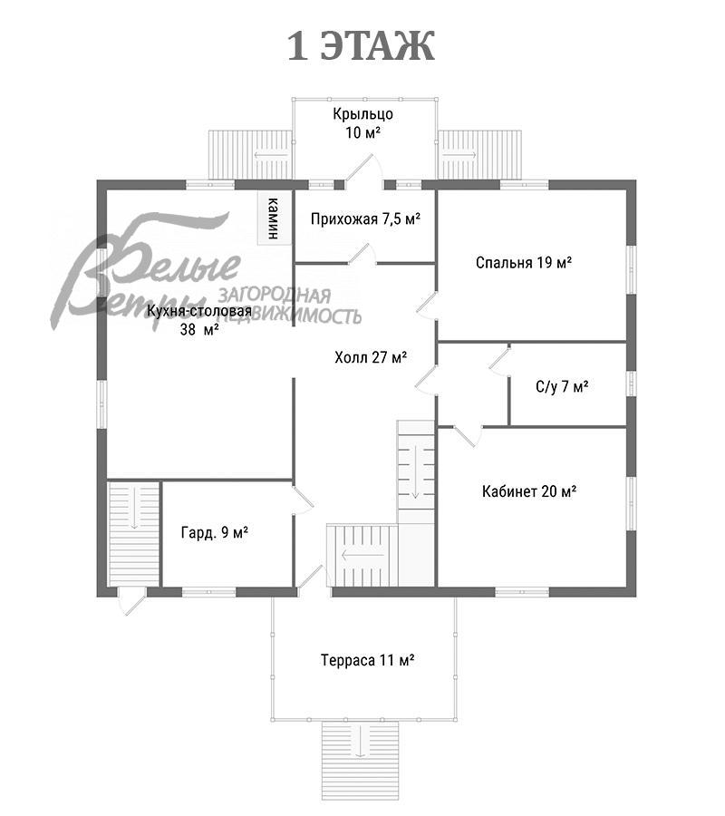 Дом Новоглаголево  id 251-901 планировка0