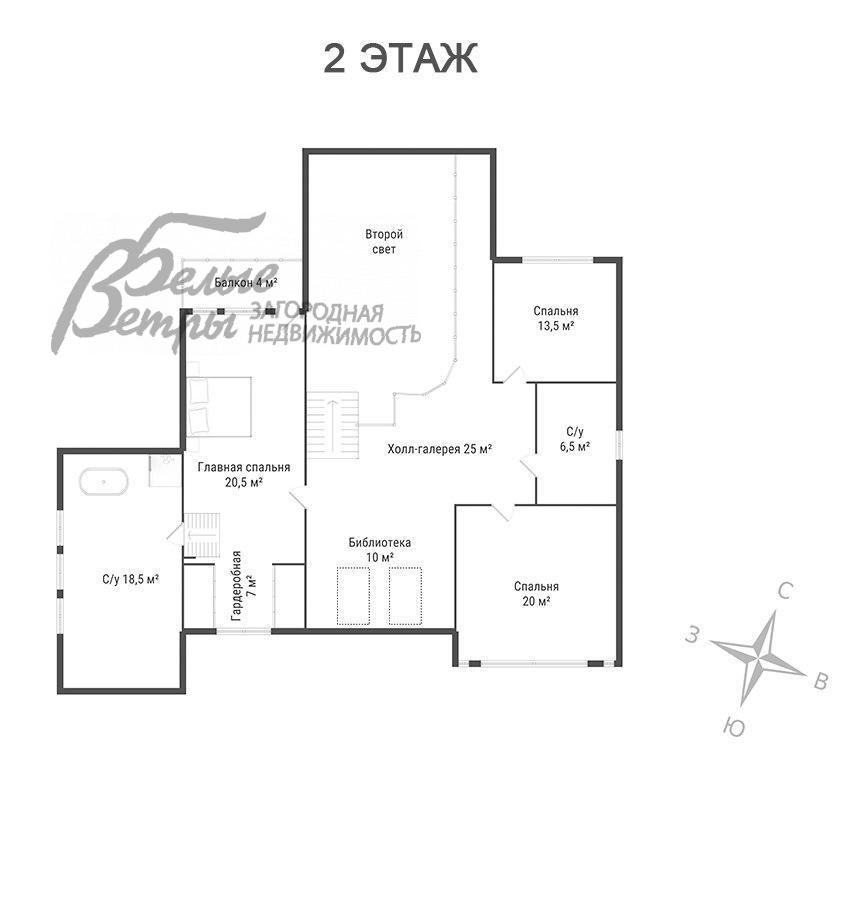 Дом Величъ д. Супонево  id 740-803 планировка2