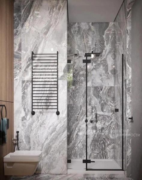 Санузел - визуализация интерьера