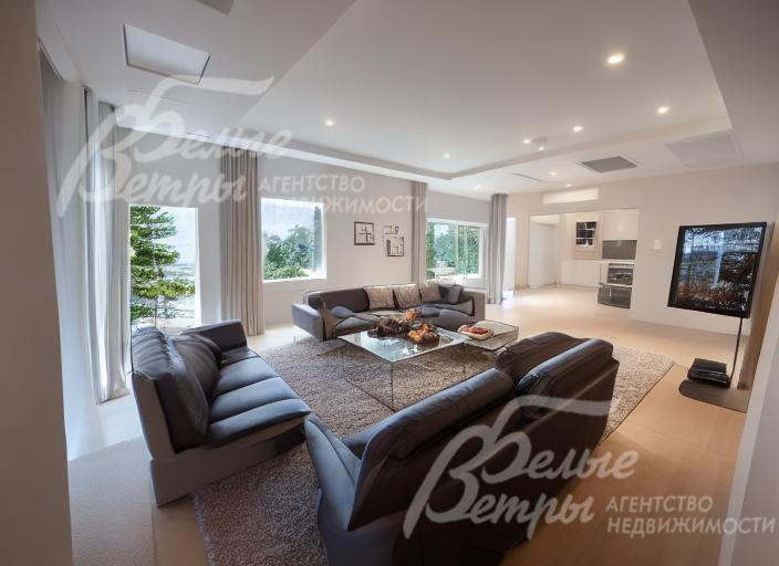 Визуализация гостиной (вар.2)