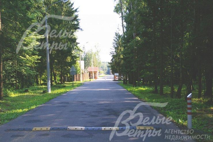 Дороги в поселке асфальтированные, освещенные в темное время суток