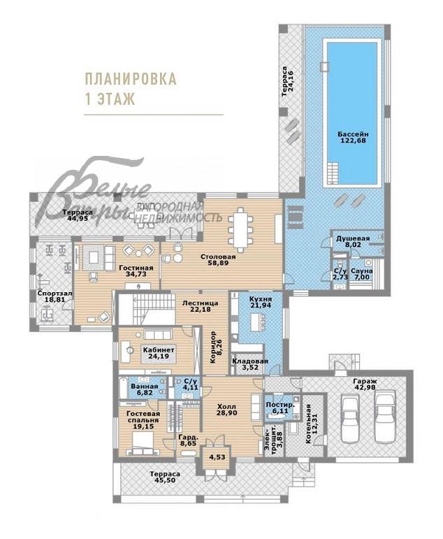 Дом Усадьба Бергов к/п Первомайское id 214-703 планировка0