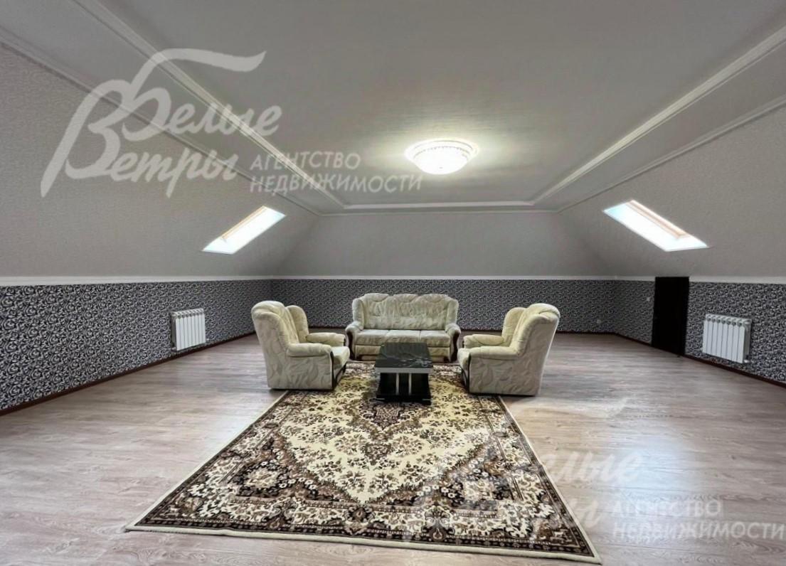 Мансардный этаж с зоной отдыха.